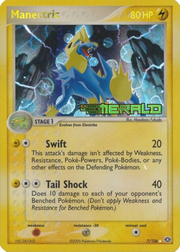 Manectric (7 106) (Stamped) [EX: Emerald] Sale