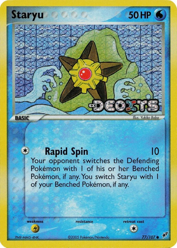 Staryu (77 107) (Stamped) [EX: Deoxys] on Sale