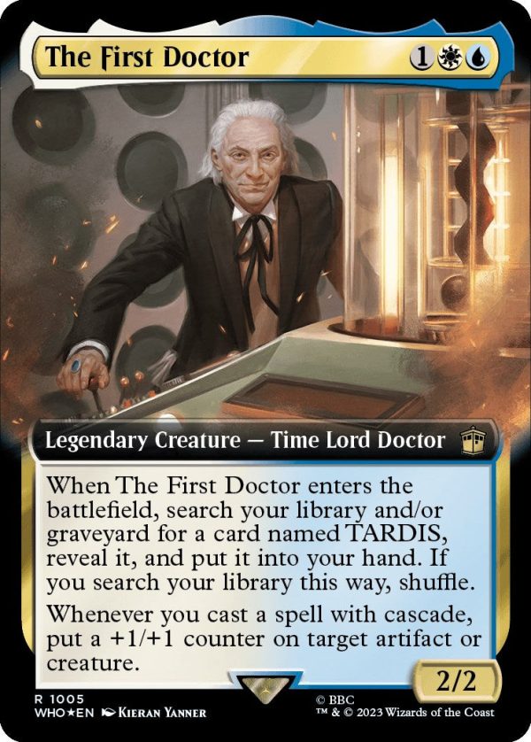 The First Doctor (Extended Art) (Surge Foil) [Doctor Who] Sale